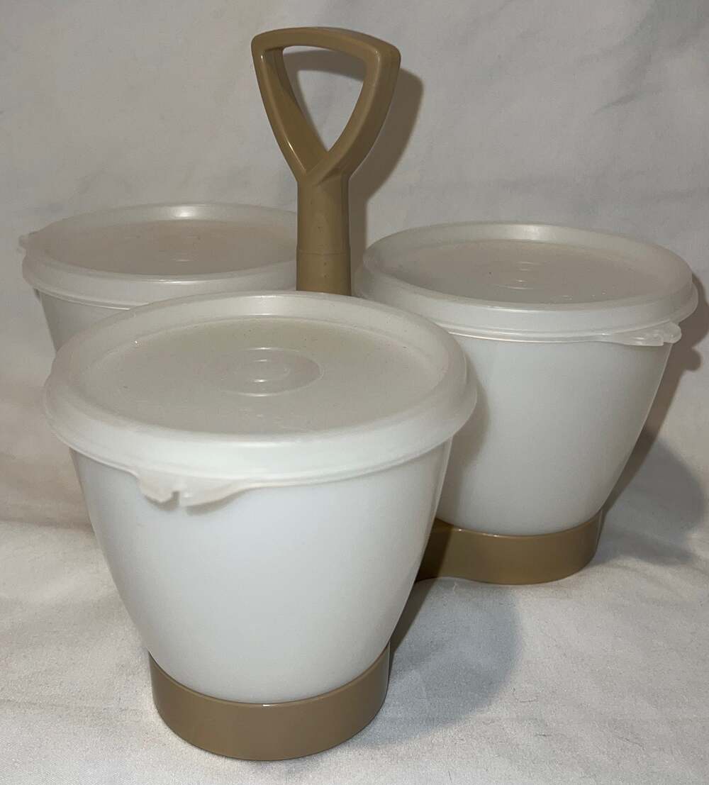 Vintage Tupperware Condiment Caddy